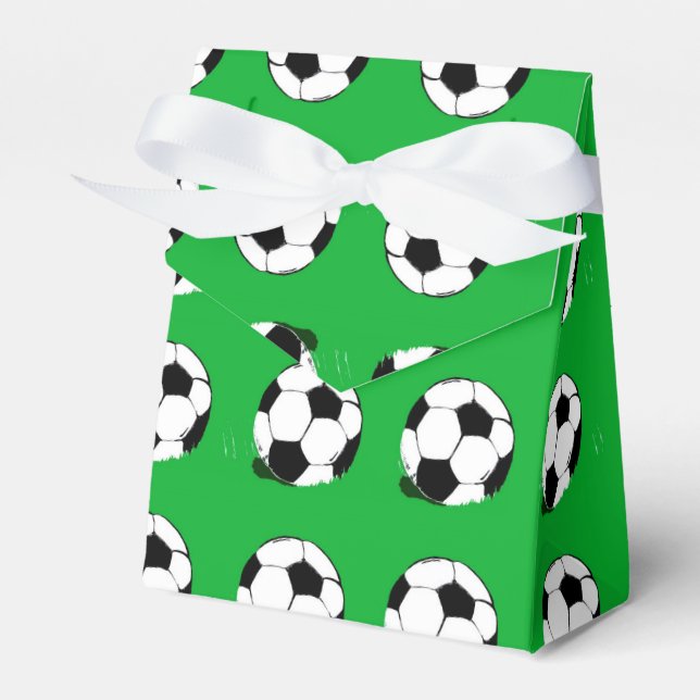 Bolas de fútbol patrón cajas de favoritos de carpa (Front Side)