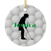 Bolas de golf Abstract Diseño Ornamento cerámico