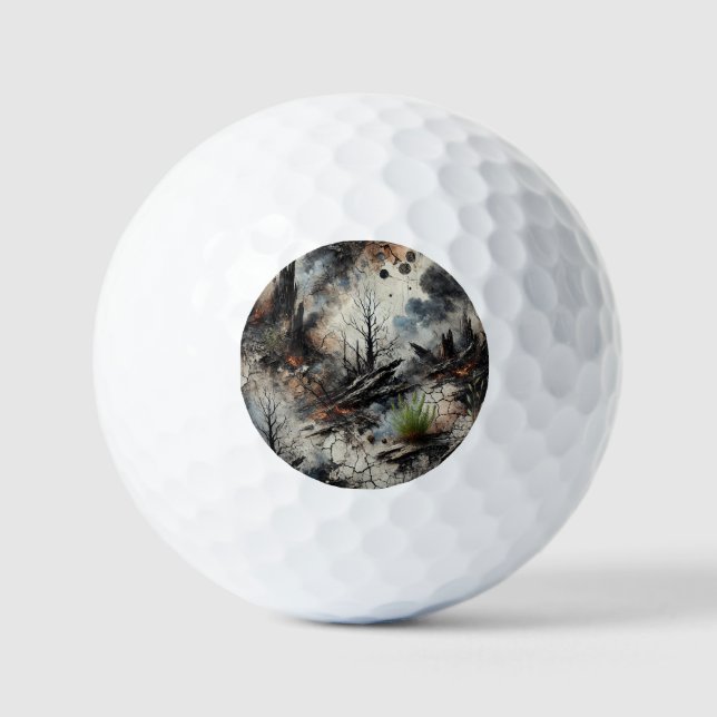 Bolas de golf artísticas (Anverso)