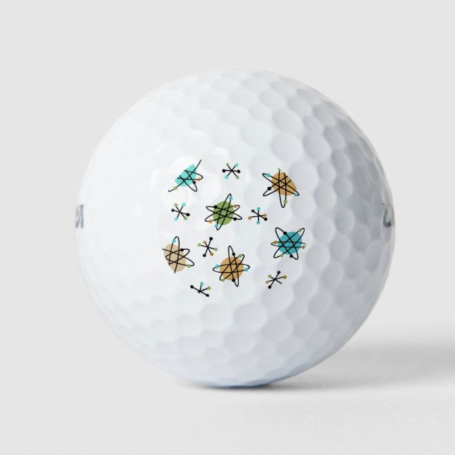 Bolas de golf atómicas de mediados de siglo (Anverso)