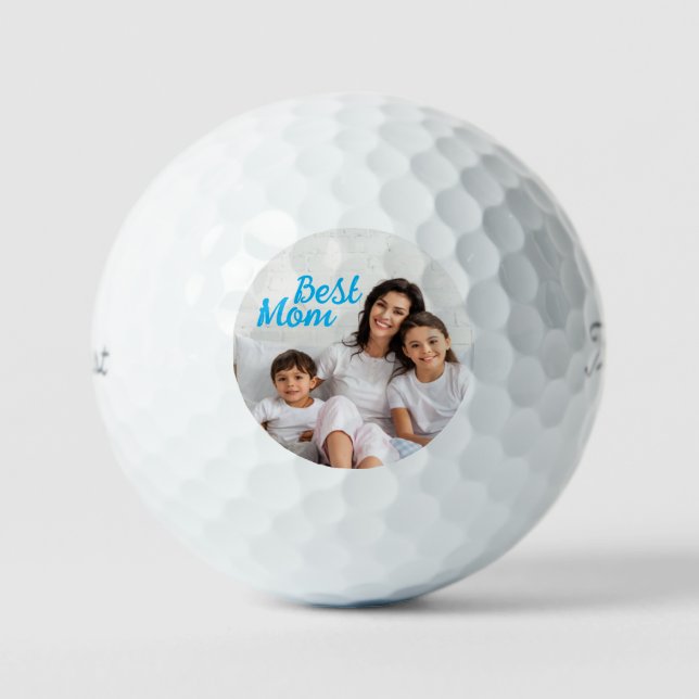 Bolas de golf Best Mom Photo (Anverso)