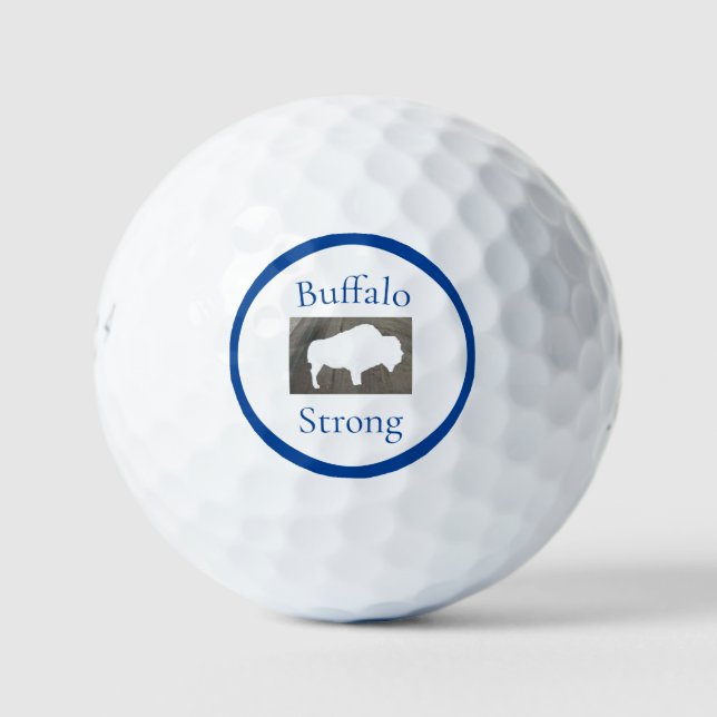 Bolas de golf Buffalo Strrong (Anverso)
