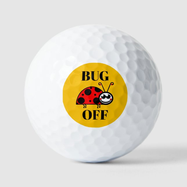 Bolas de Golf Bug Off (Anverso)