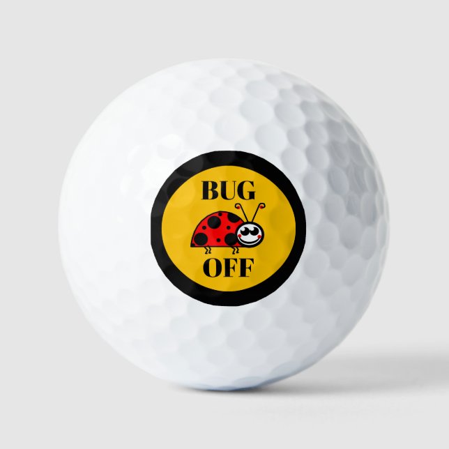 Bolas de Golf Bug Off (Anverso)
