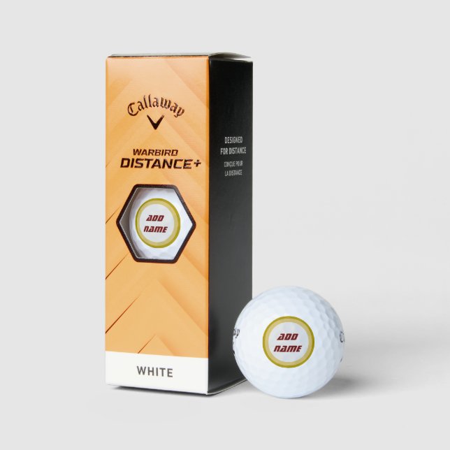 Bolas de golf Callaway Golf Warbird (Embalaje)