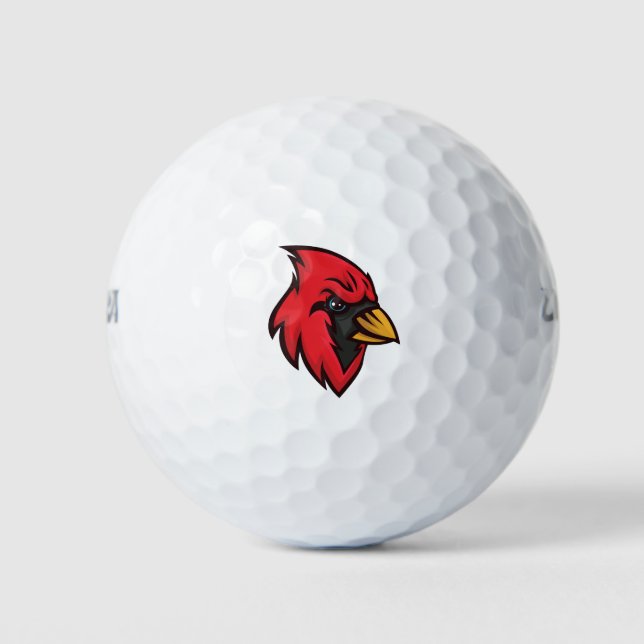 Bolas de golf Cardinal Mascot (Anverso)