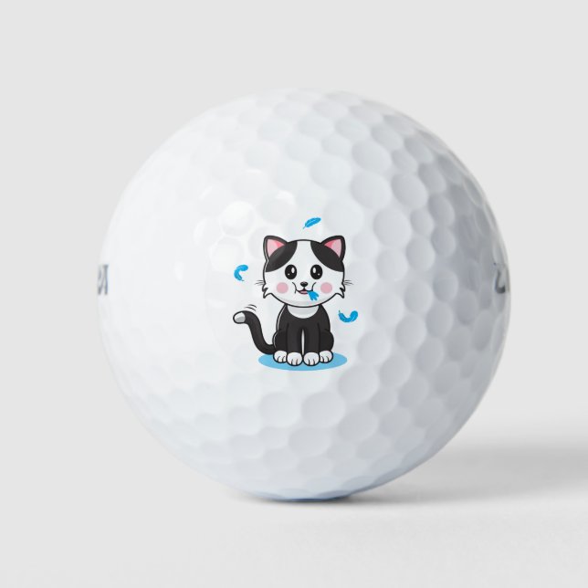 Bolas de golf Cat and Feathers (Anverso)