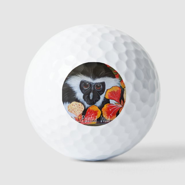 Bolas de golf Colobus Pintado Wild (Anverso)