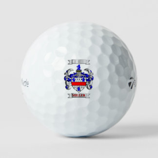 BOLAS DE GOLF CON ESCUDO Y CRESTA DEL APELLIDO MIL