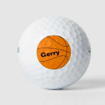Bolas de golf con imagen de baloncesto