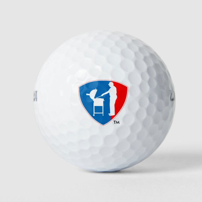 Bolas de golf con logotipo BBQ (Anverso)