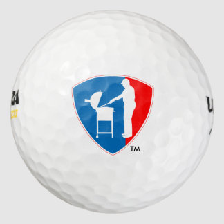 Bolas de golf con logotipo BBQ
