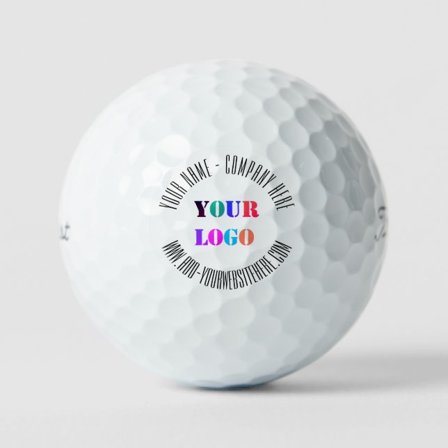 Bolas de golf con logotipo para empresas personali (Anverso)