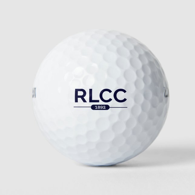 Bolas de golf con logotipo RLCC (Anverso)