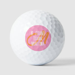 Bolas de golf con nombre personal divertido