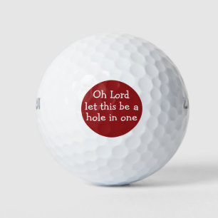 Bolas de Golf con Oración Divertida