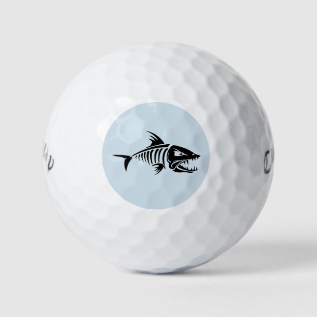 Bolas de golf con peces en ella (Anverso)