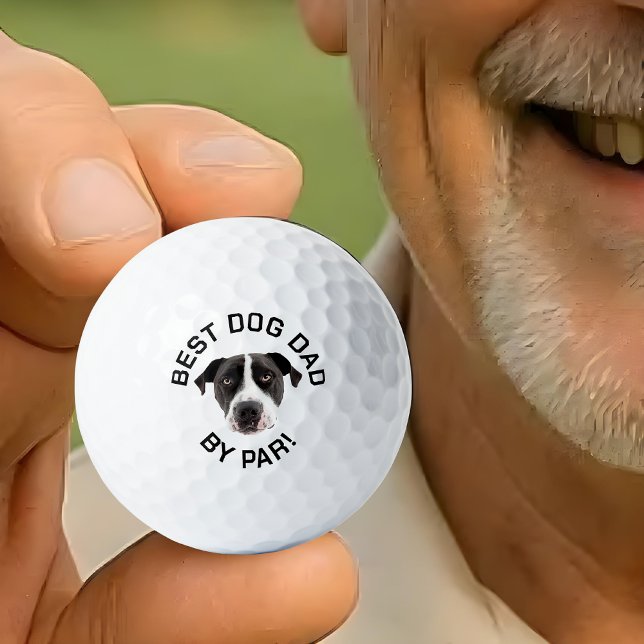 Bolas De Golf Con Perro, Mejor Papá Perro, Cara De (Subido por el creador)