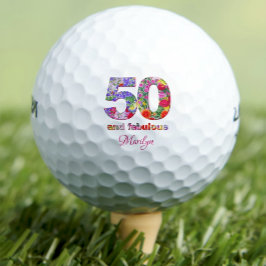 Bolas de golf de 50 años 50 y fabulosas