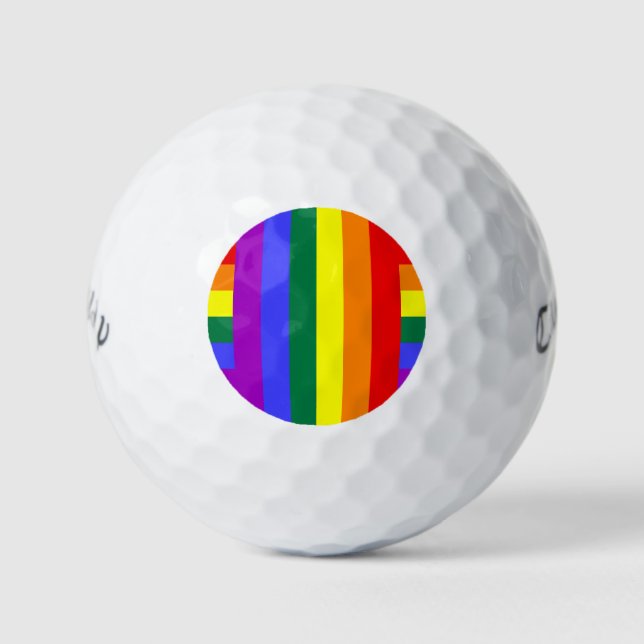 Bolas de golf de arcoiris (Anverso)