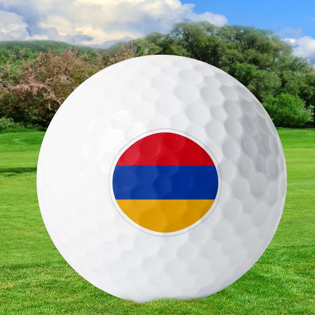 Bolas de golf de Armenia, golfistas de bandera arm (Subido por el creador)