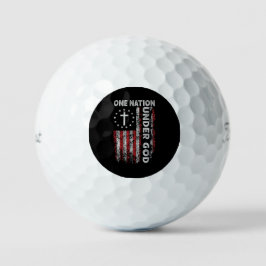 Bolas de golf de bandera estadounidense - Una naci