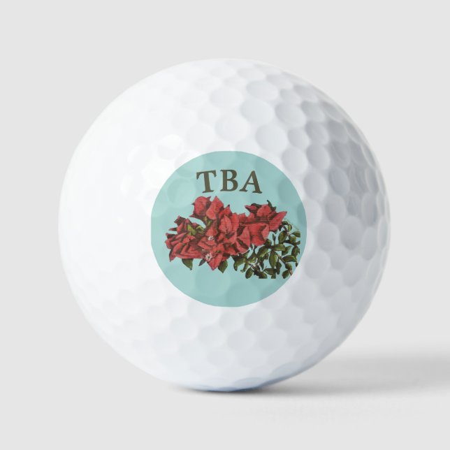 Bolas de golf de Bougainvillea (Anverso)