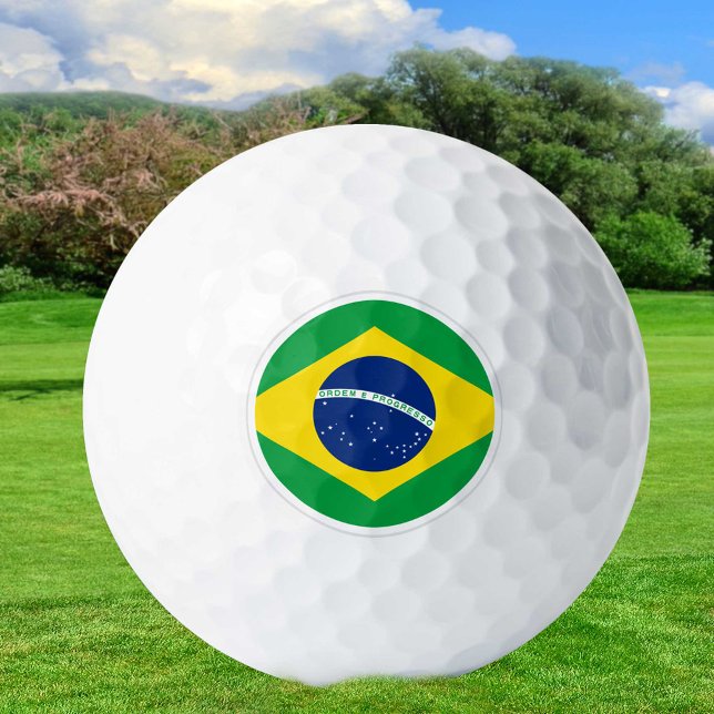 Bolas de golf de Brasil, golfistas de bandera bras (Subido por el creador)