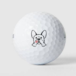 Bolas de golf de Bulldog francés