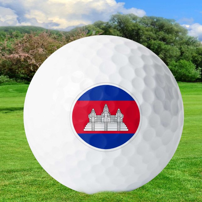 Bolas de golf de Camboya, golfistas de bandera / P (Subido por el creador)
