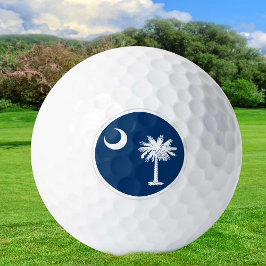 Bolas de golf de Carolina del Sur, bandera estatal