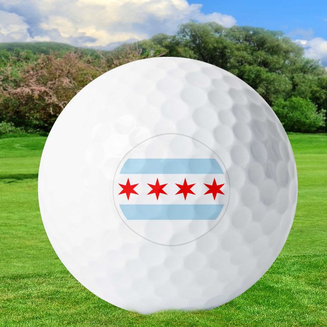 Bolas de golf de Chicago, Bandera del Estado de Il (Subido por el creador)