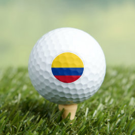 Bolas de golf de Colombia, golfistas de bandera /