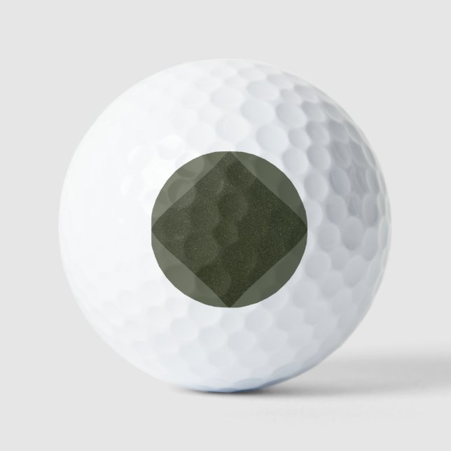 Bolas de golf de Diamante Verde de Moss Textiles (Anverso)