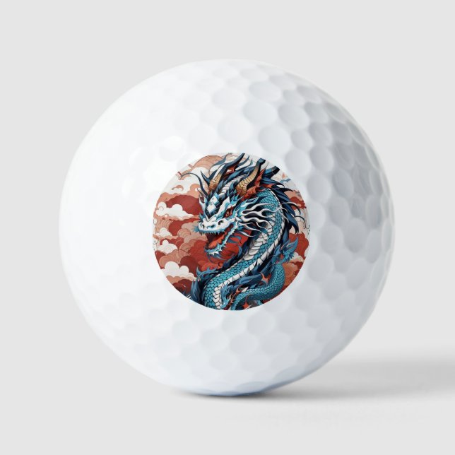 Bolas de golf de Dragon (Anverso)