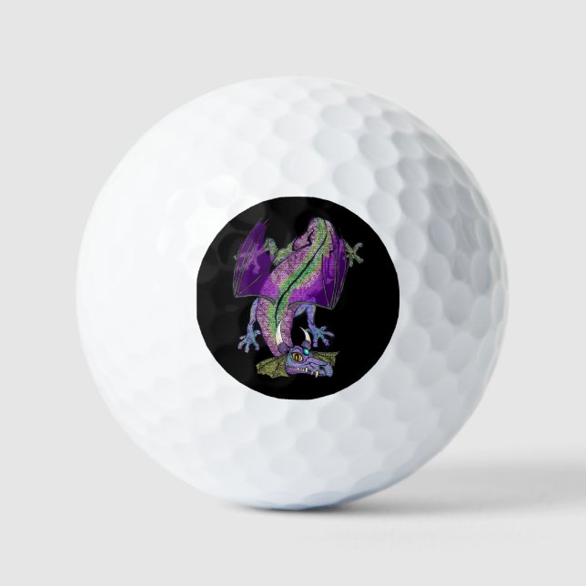 Bolas de golf de Dragon (Anverso)