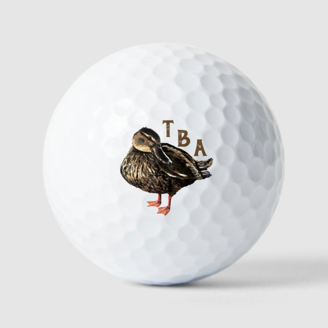 Bolas de golf de Duck (Anverso)