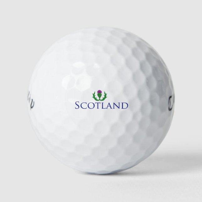 Bolas de golf de Escocia y Thistle (Anverso)