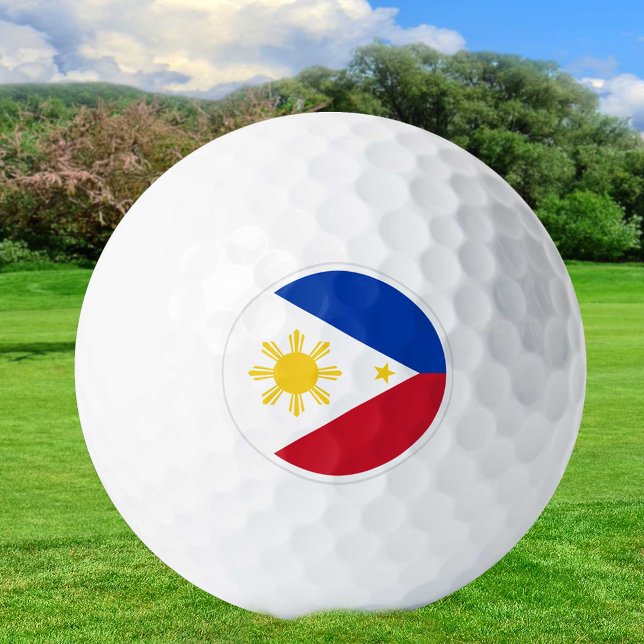 Bolas de golf de Filipinas, patriotas de bandera f (Subido por el creador)