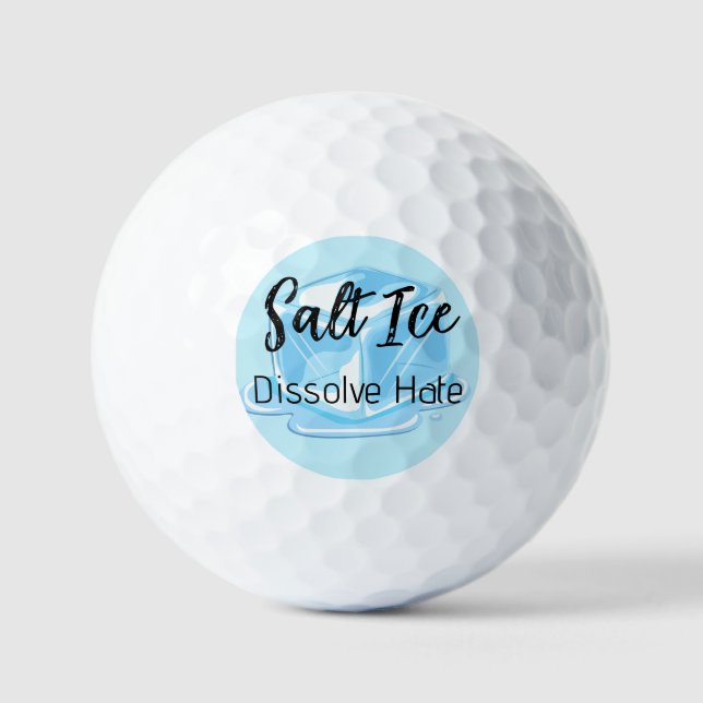 Bolas de golf de hielo salado (Anverso)