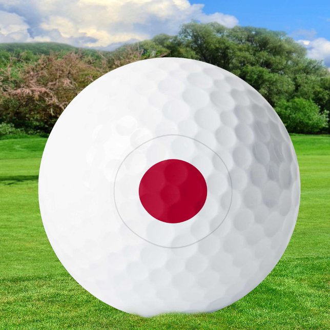 Bolas de golf de Japón, golfistas de bandera japon (Subido por el creador)