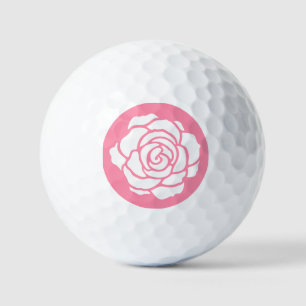 Bolas de golf de la Rosa Blanca