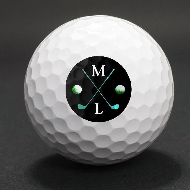 Bolas de golf de logotipo negro (Subido por el creador)