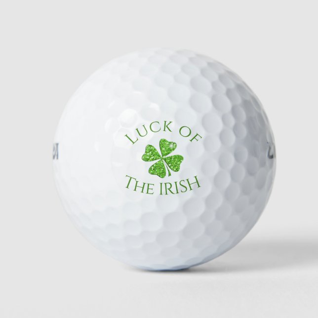 Bolas de golf de Luck Clover de Irlanda (Anverso)