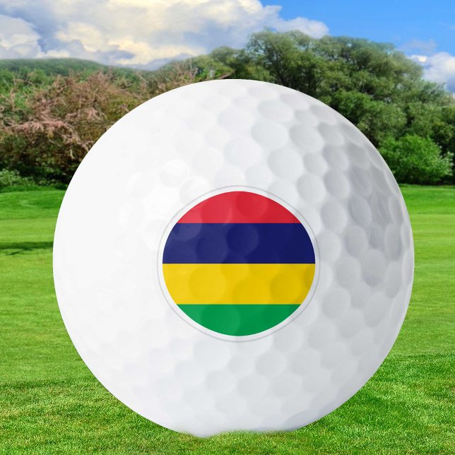Bolas de golf de Mauricio, golfistas de bandera/pa (Subido por el creador)