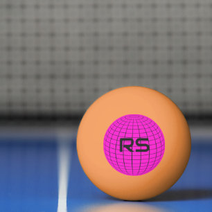 Bolas de golf de Monograma Geométrico Personalizad
