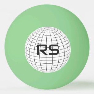 Bolas de golf de Monograma Geométrico Personalizad