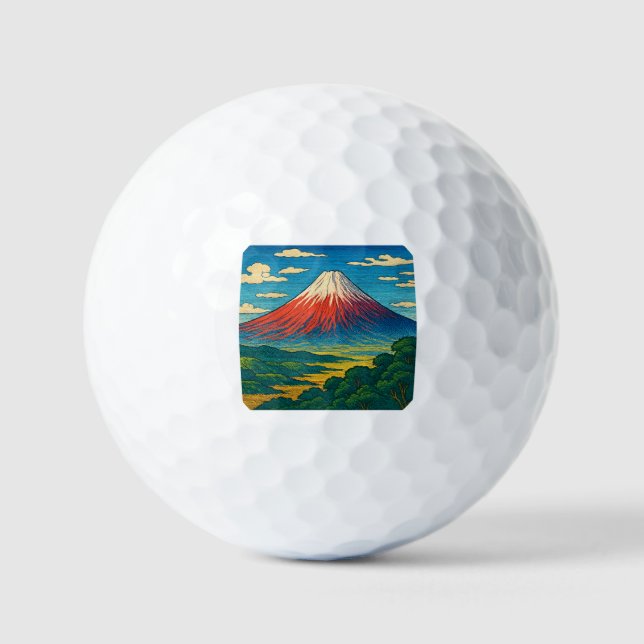 Bolas de golf de Monte Fuji (Anverso)
