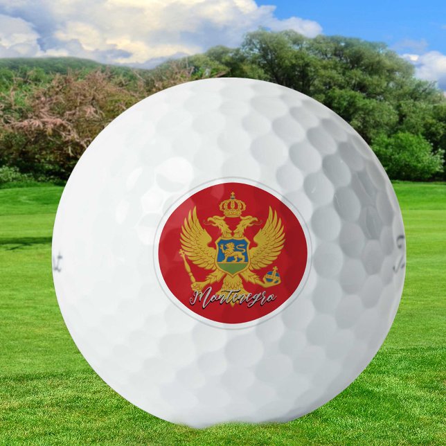 Bolas de golf de Montenegro, golfistas de bandera  (Subido por el creador)