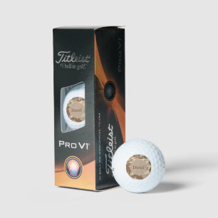 Bolas de golf de nombre personalizado